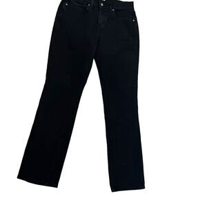 Levis black 505 straight leg style jeans high waisted